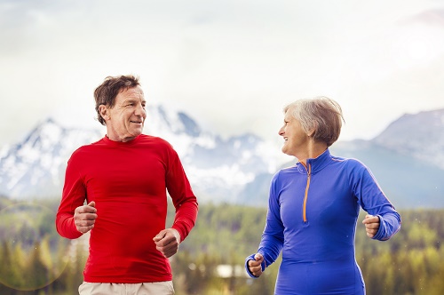 Couple Running