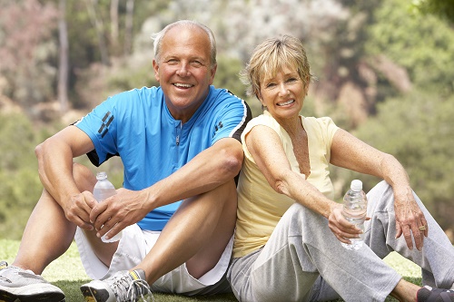 Older Couple Exercising