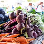 Farmers market vegetables